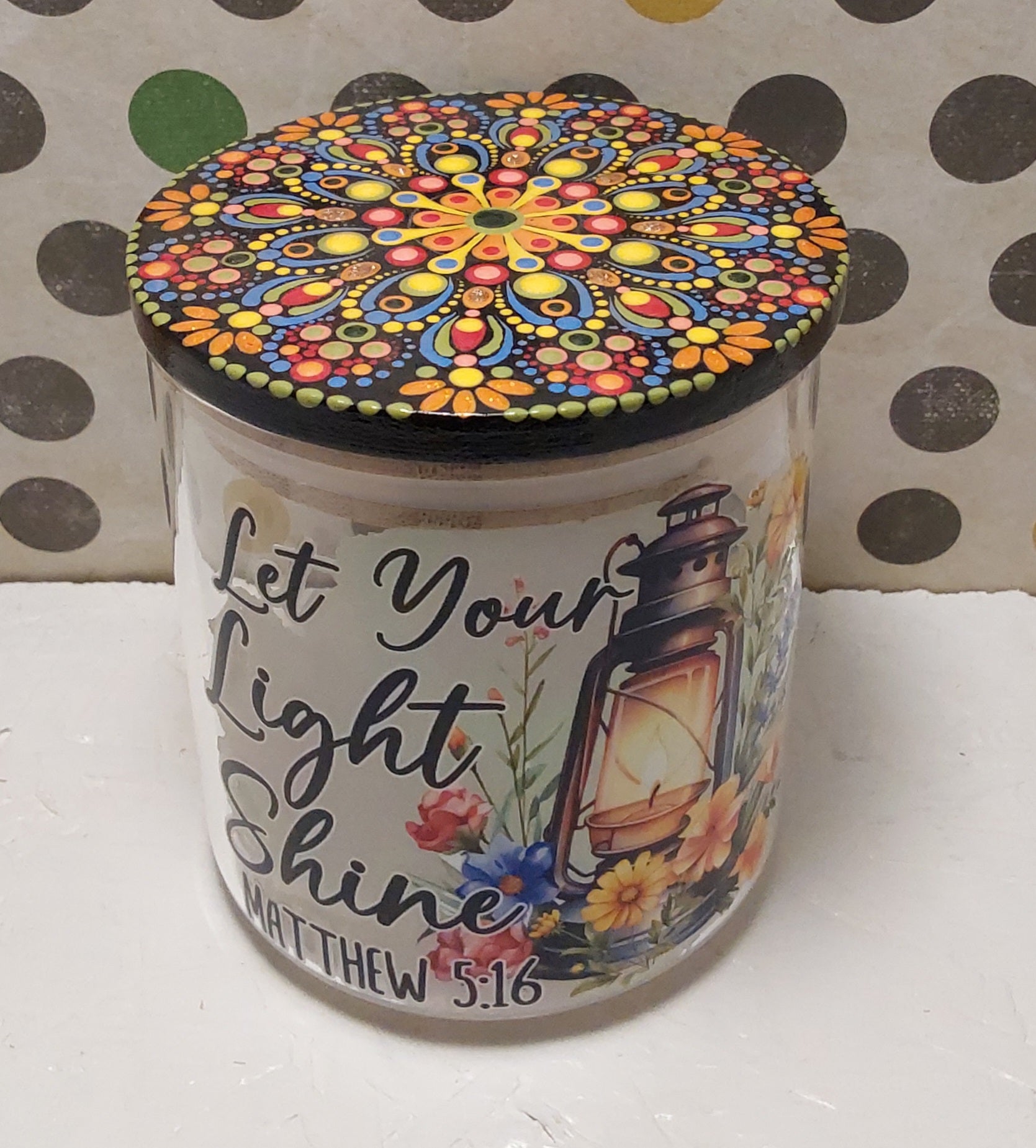 Let Your Light Shine Stash Jar