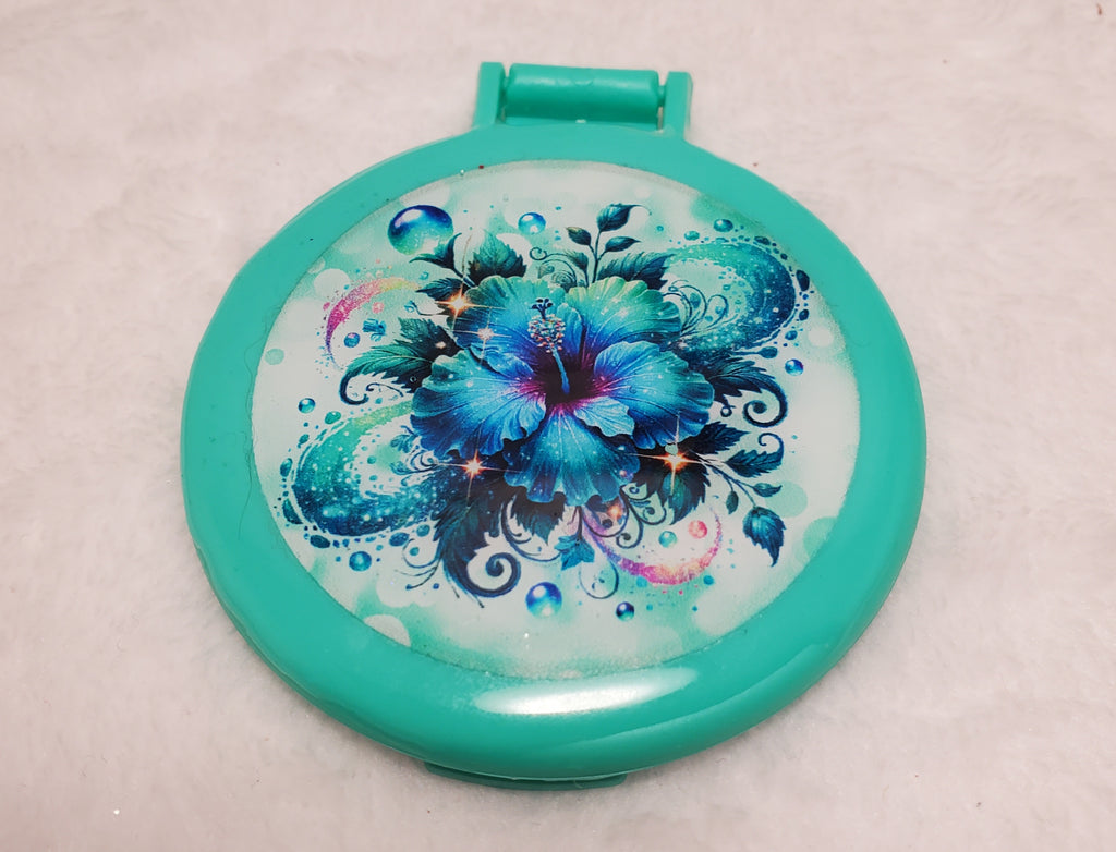 Hand Painted Compact Mirror