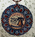 America Liberty Bell Pendant