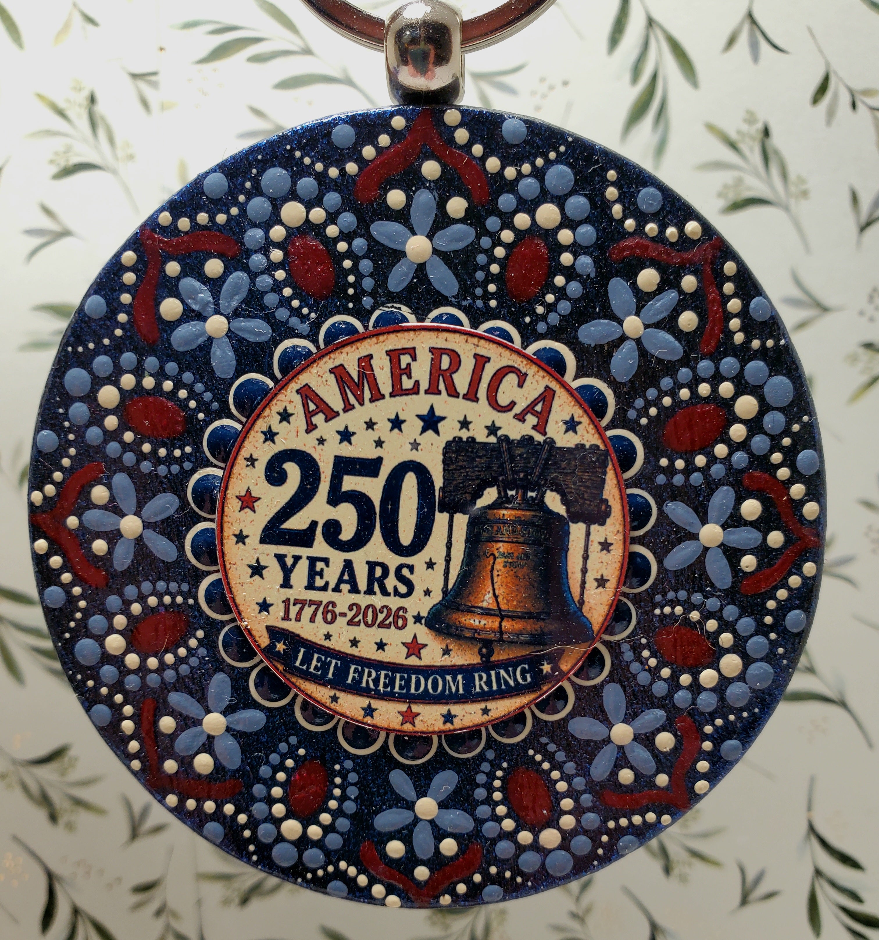 America Liberty Bell Pendant
