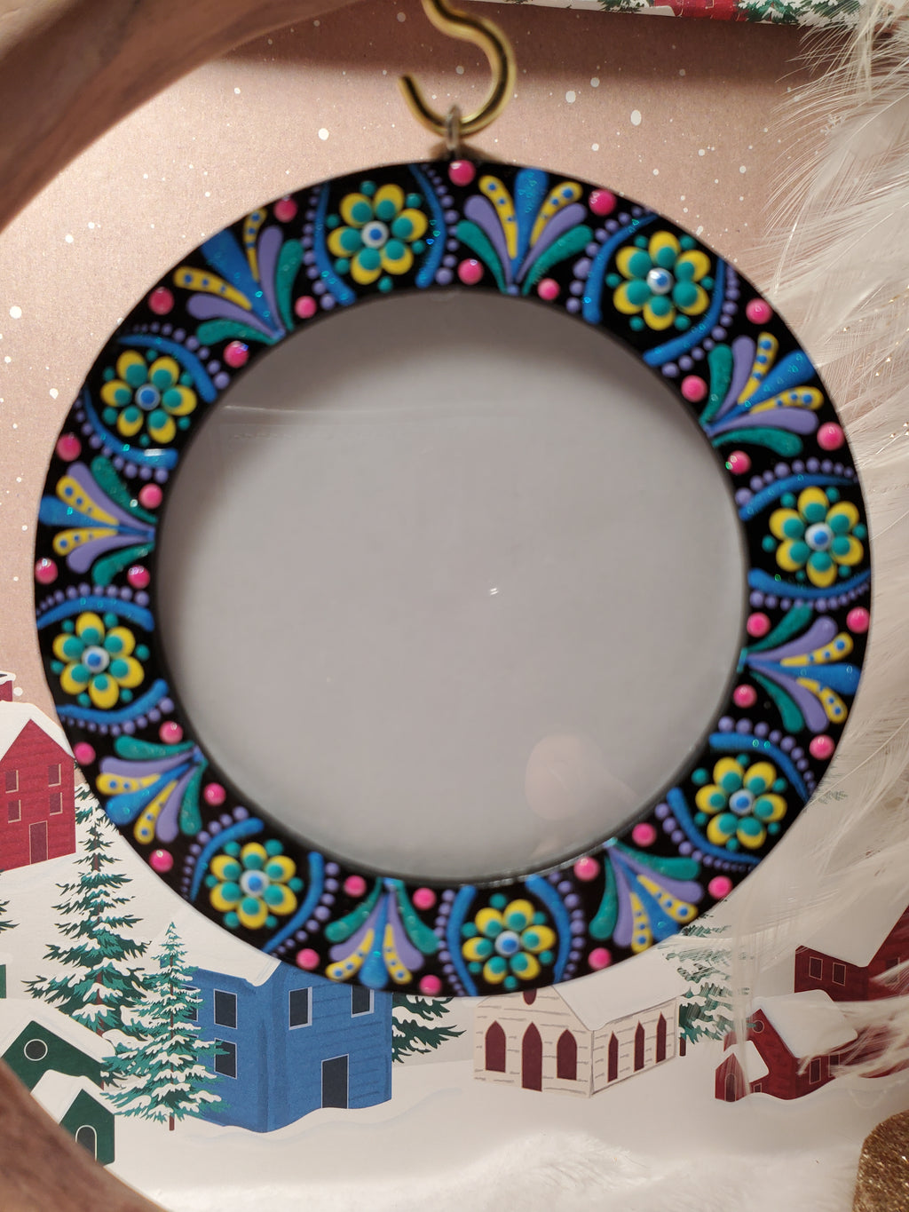 Hand Painted Hanging Picture Frame