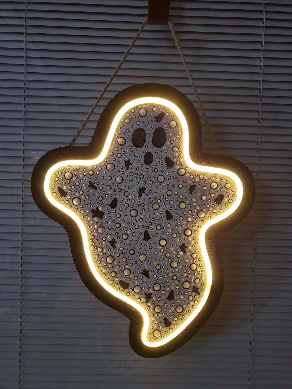 Hanging Light-up door Ghost Decor