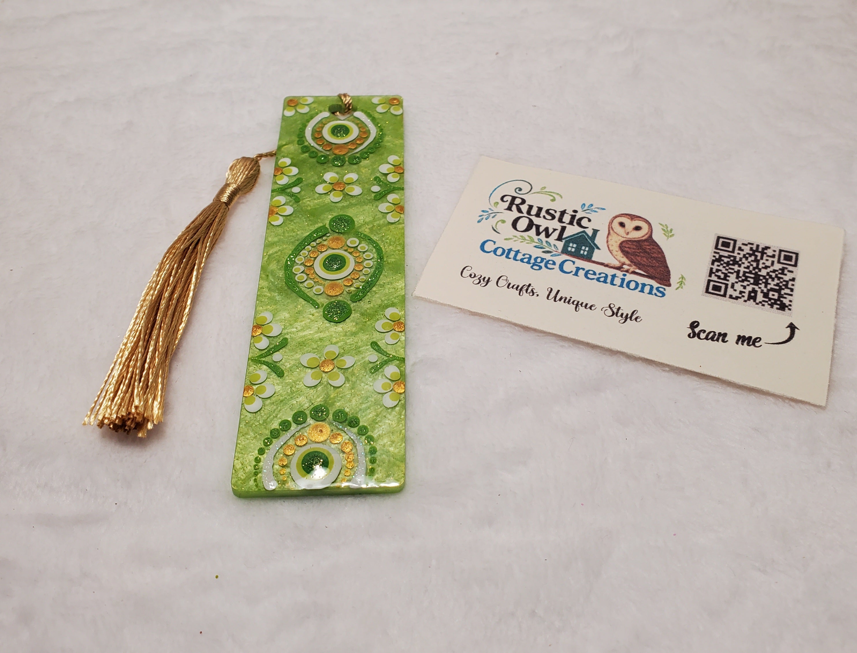 Hand Painted Bookmark
