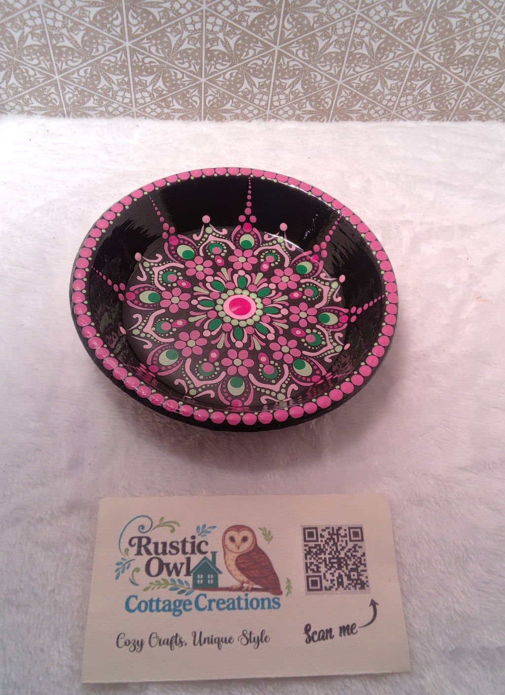 Hand Painted Trinket Dish