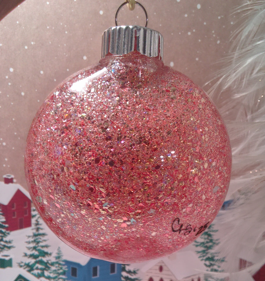 Glitter Mandala Ornament ~ 3"