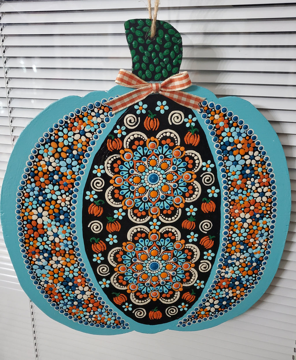 Hanging Pumpkin Wood Decor