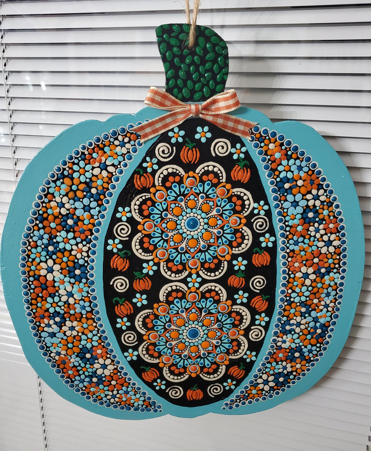 Hanging Pumpkin Wood Decor