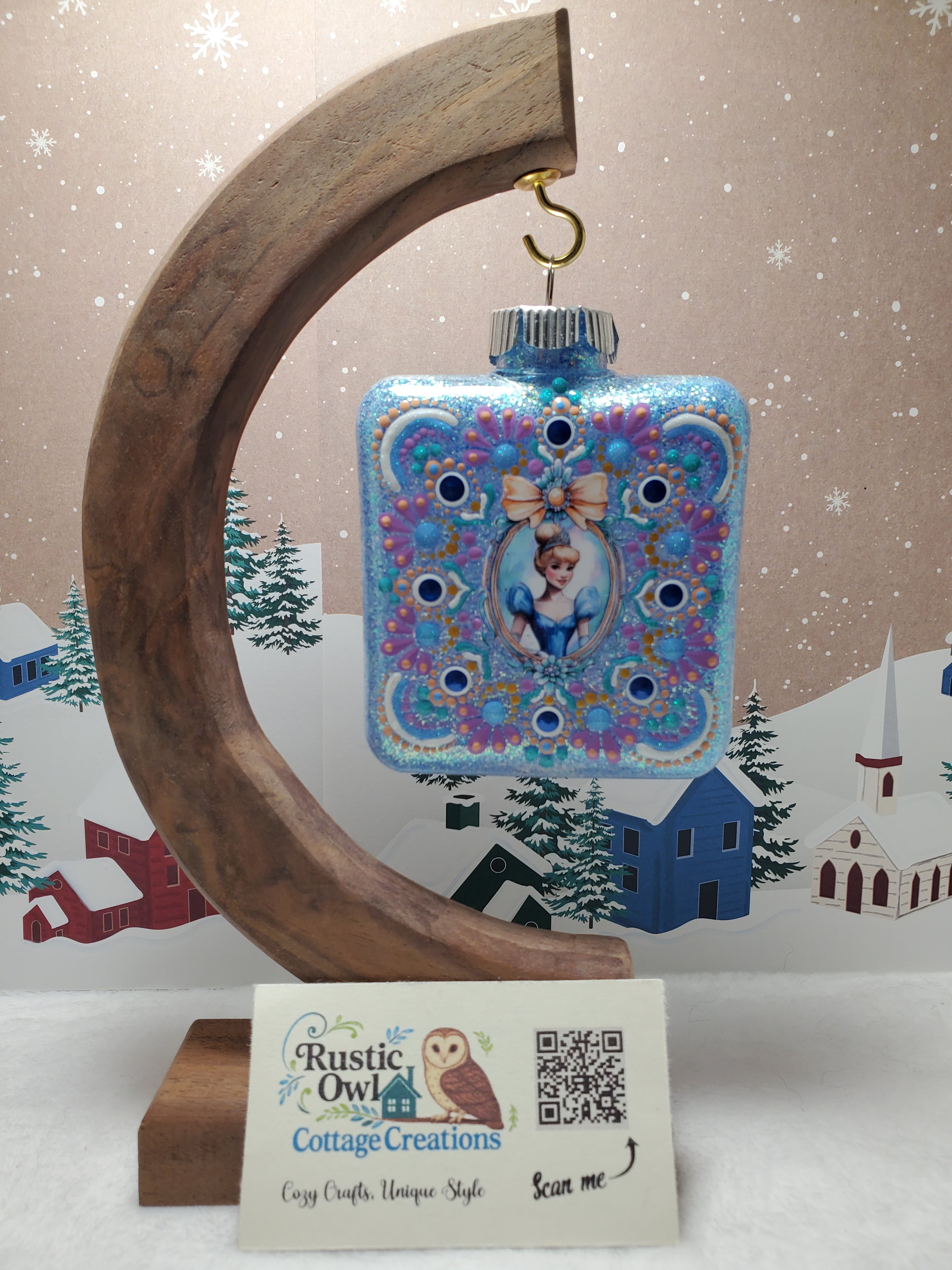 "A Dream Is A Wish Your Heart Makes" Cinderella Ornament