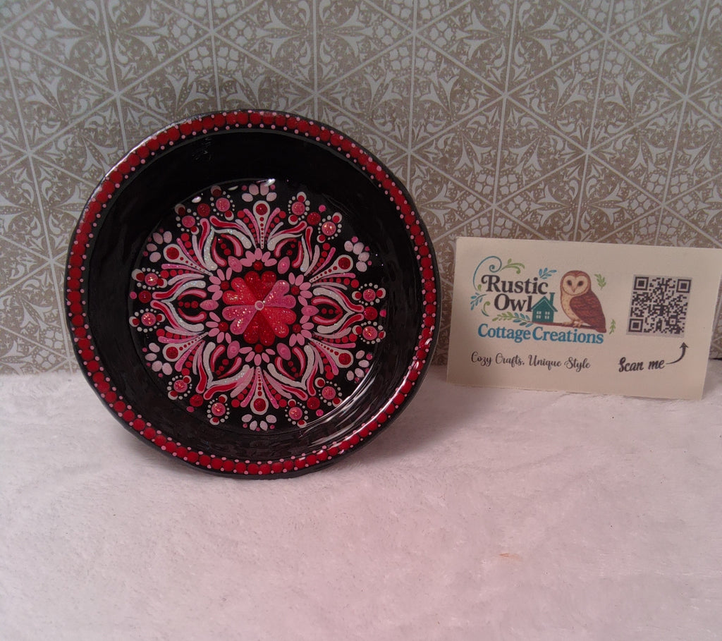 Hand painted Trinket Dish