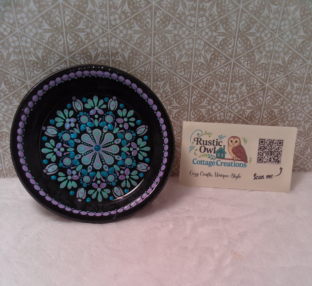 Hand painted Trinket Dish
