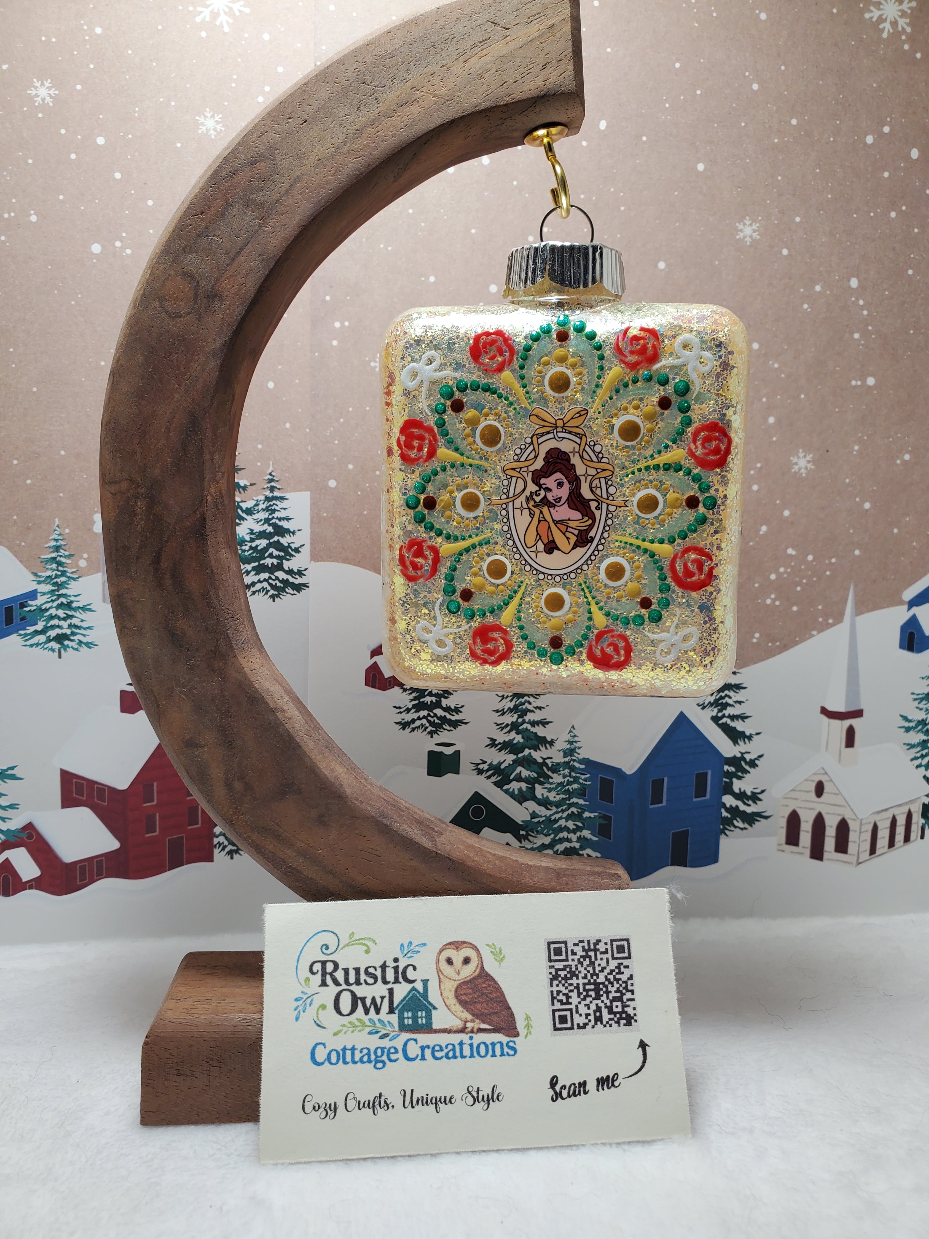 "Tale As Old As Time" Belle Ornament