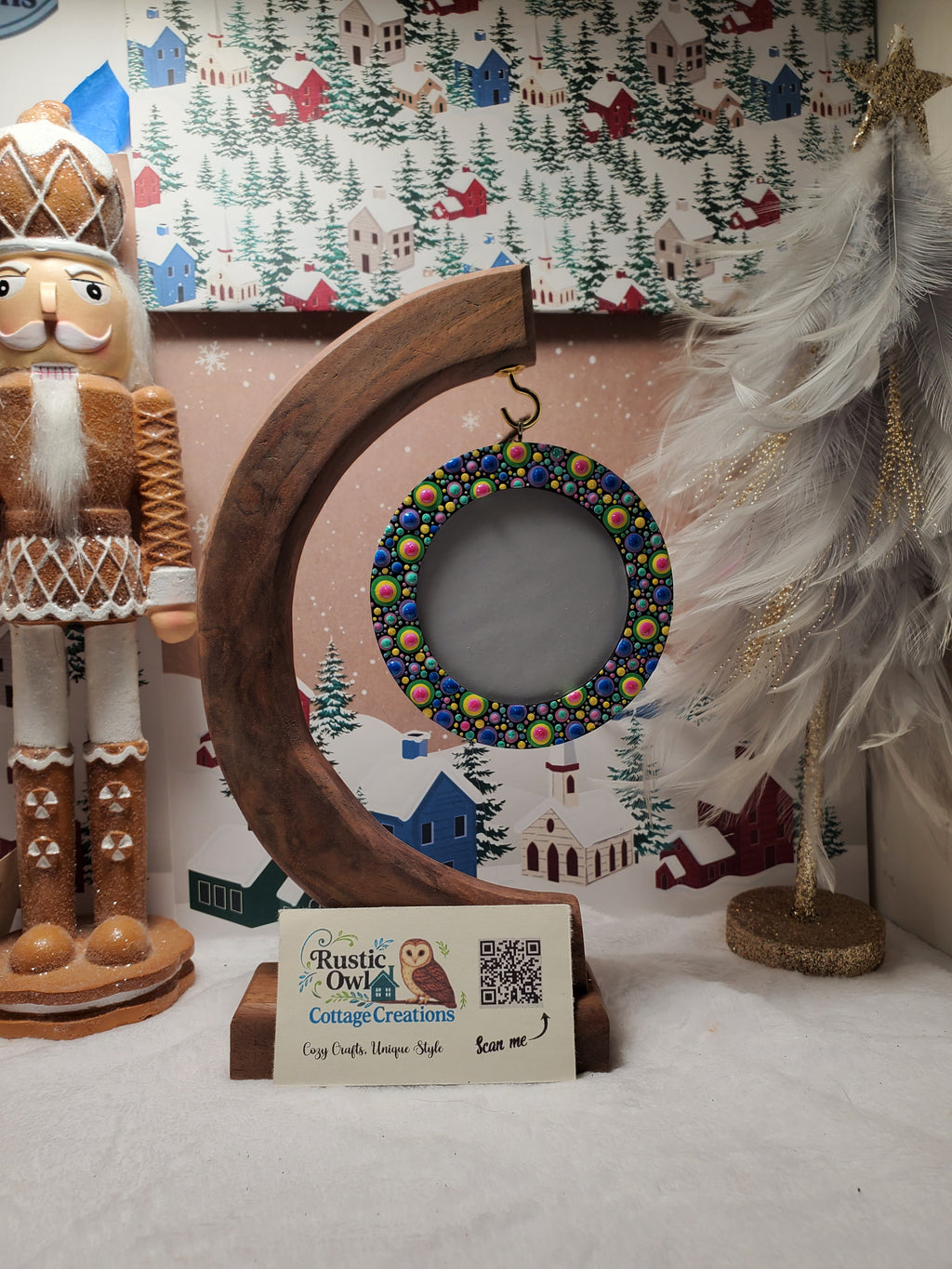 Hand Painted Hanging Picture Frame