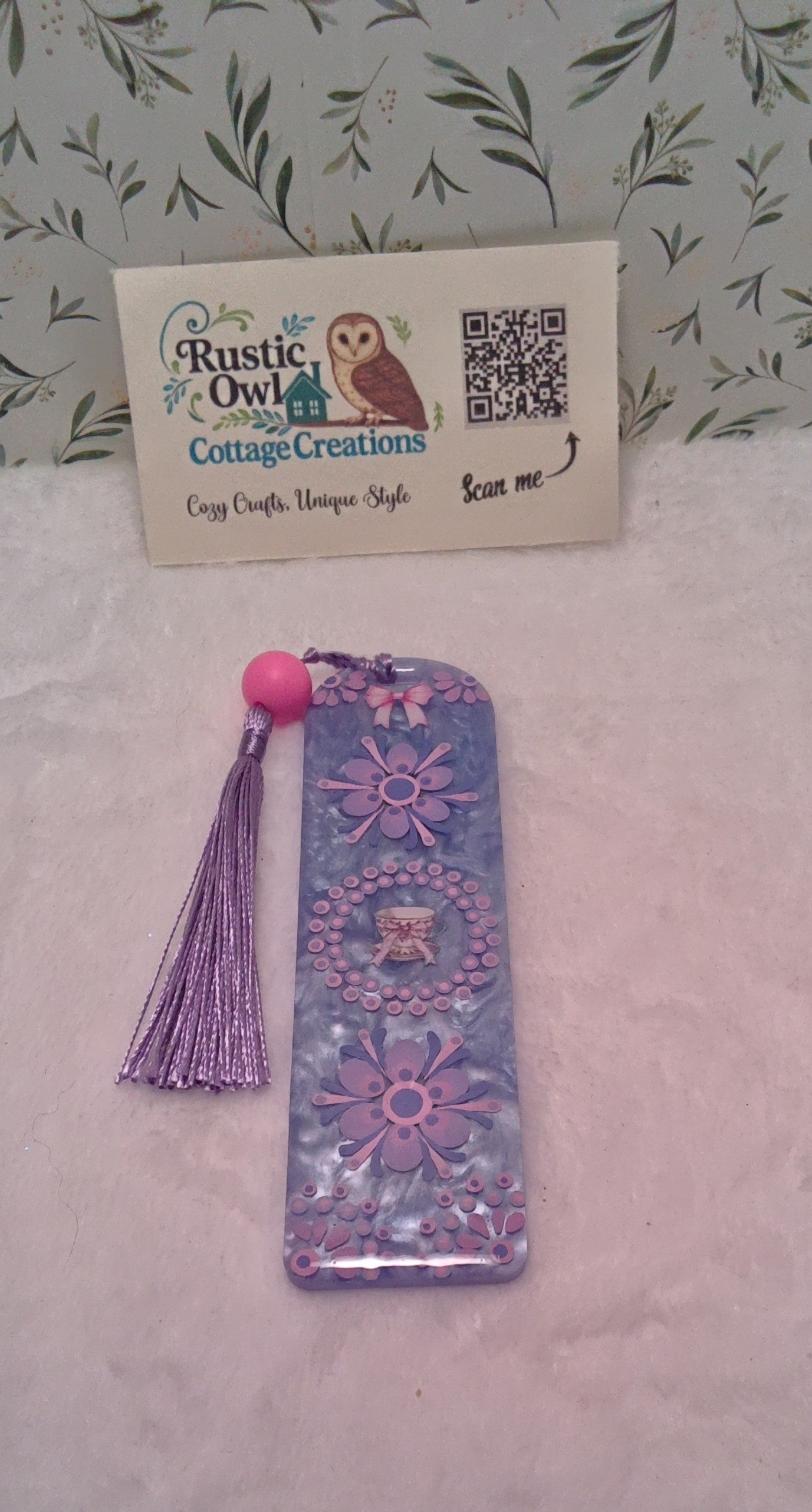 Hand painted Teacup Journal Set