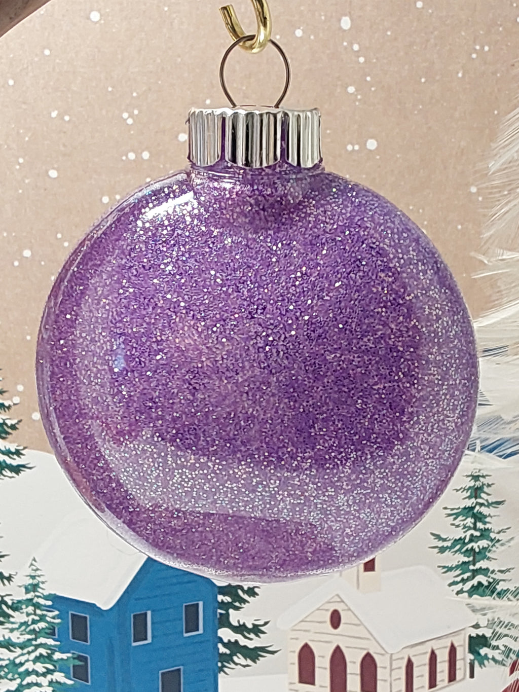 Hand Painted Mandala Ornament  ~ 3"