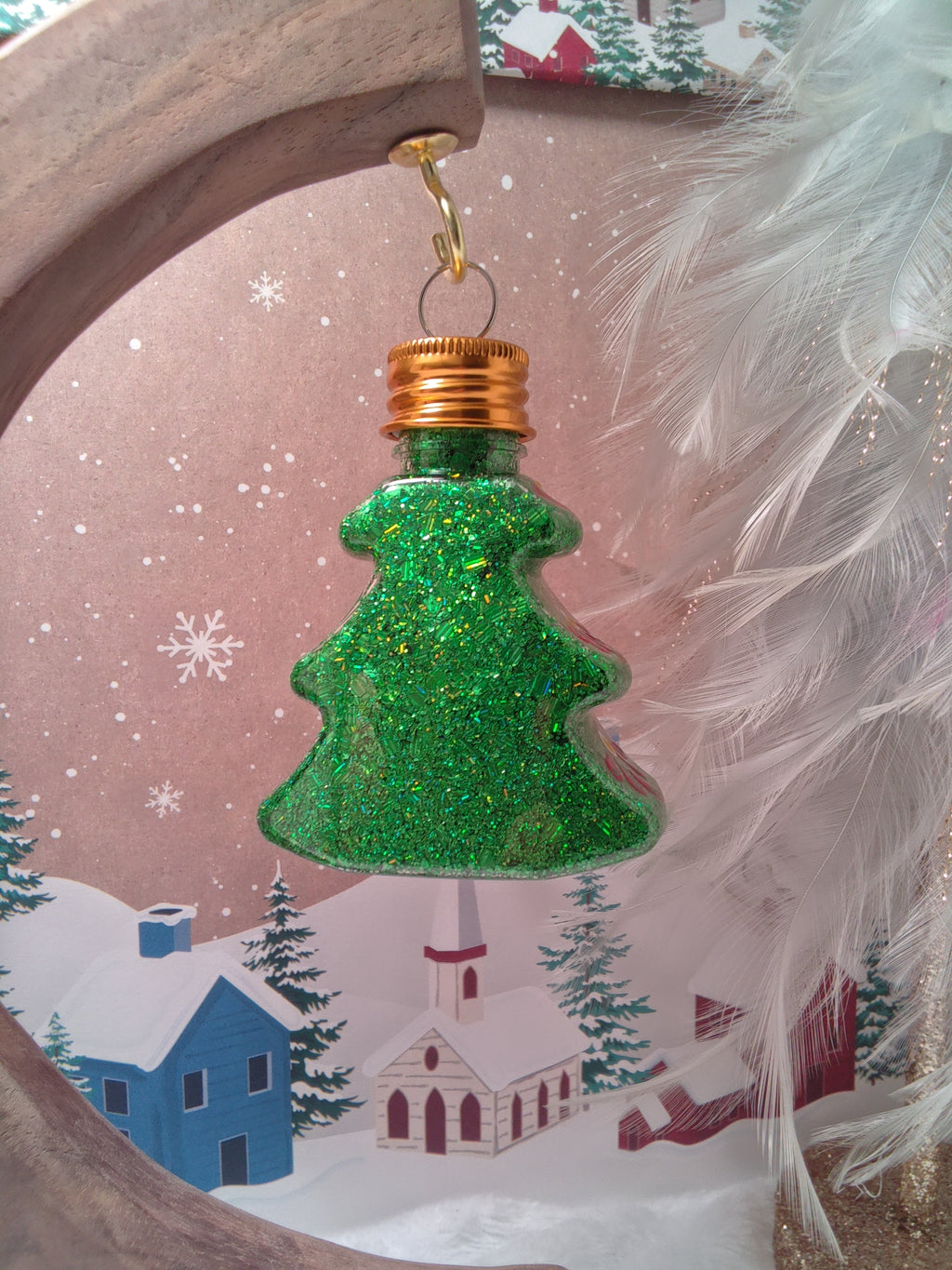Hand painted Christmas Tree Ornament