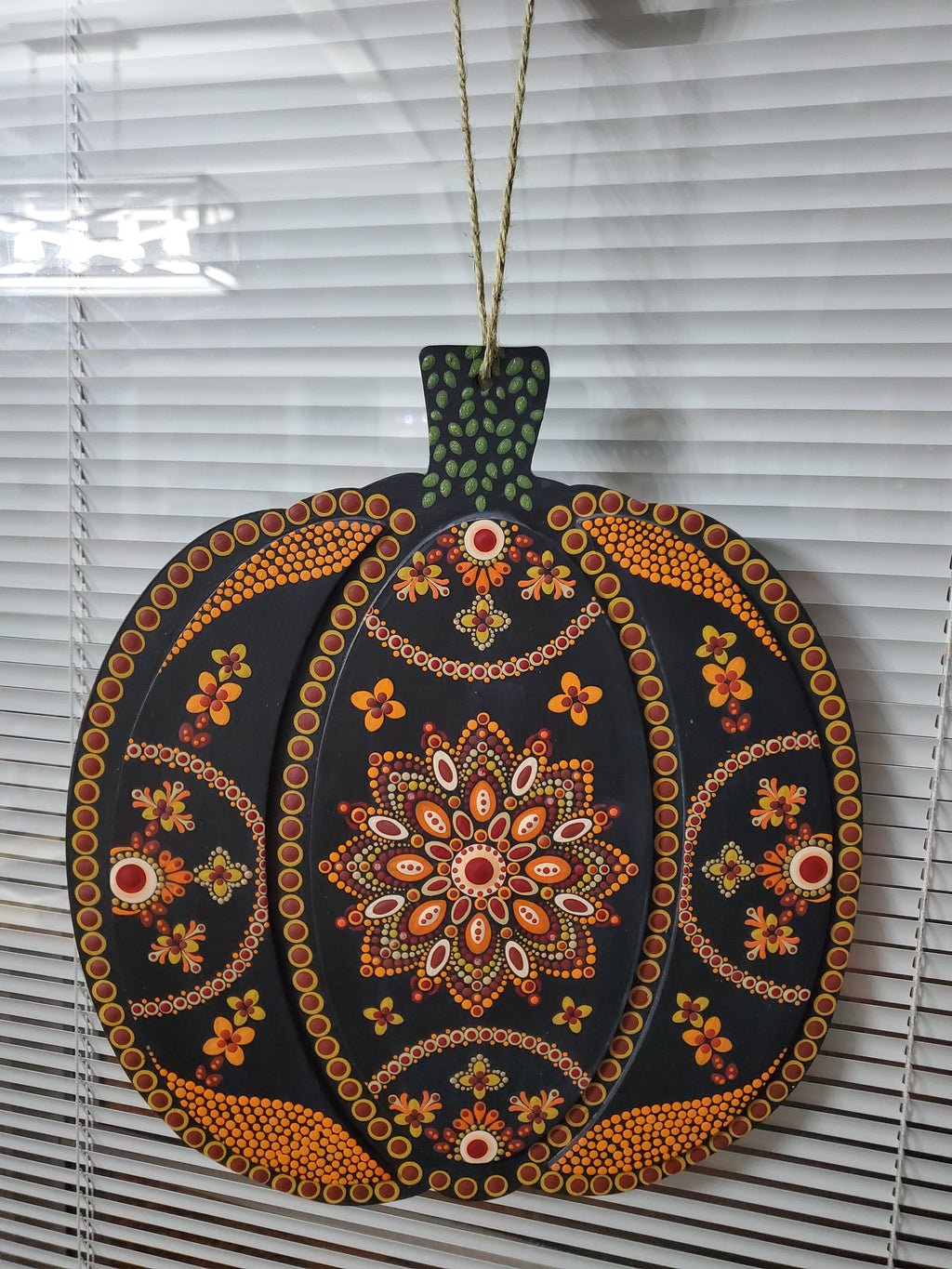 Hanging Pumpkin Wood Decor