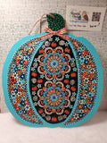 Hanging Pumpkin Wood Decor