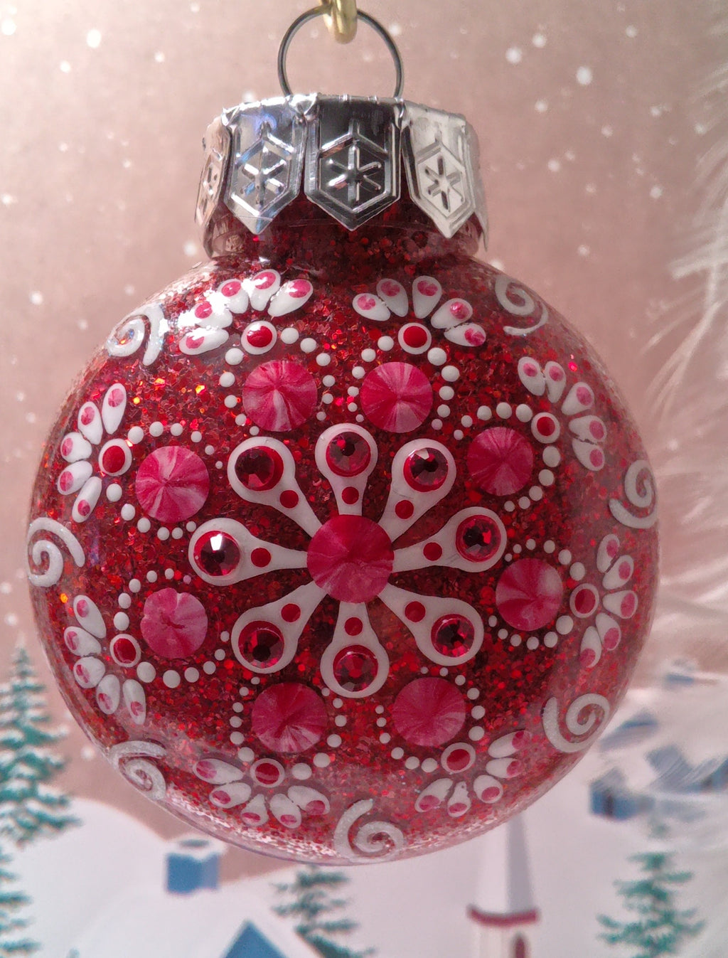 Peppermint Swirl Ornament