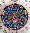 Hand painted Purse/Tote Pendant