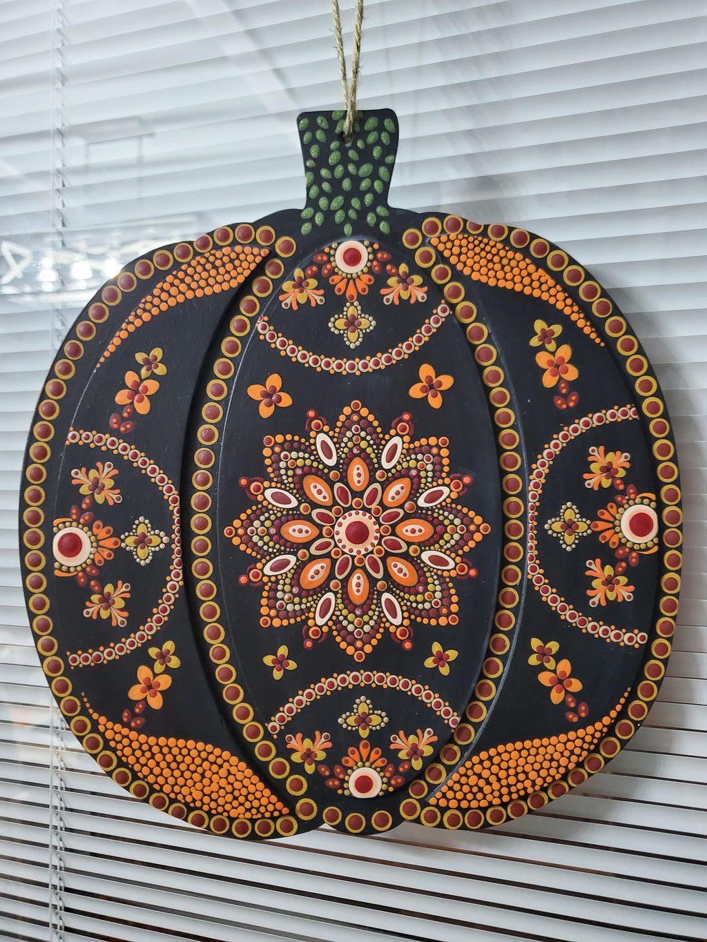 Hanging Pumpkin Wood Decor