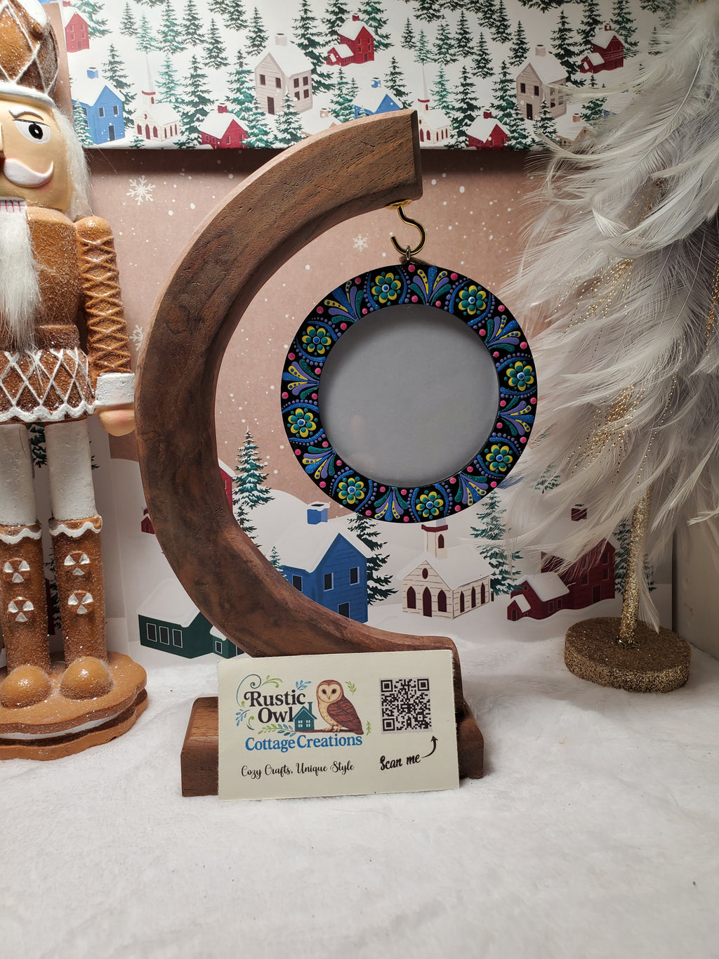 Hand Painted Hanging Picture Frame