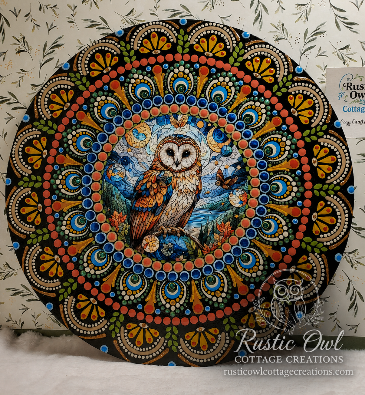 Majestic Owl Mandala