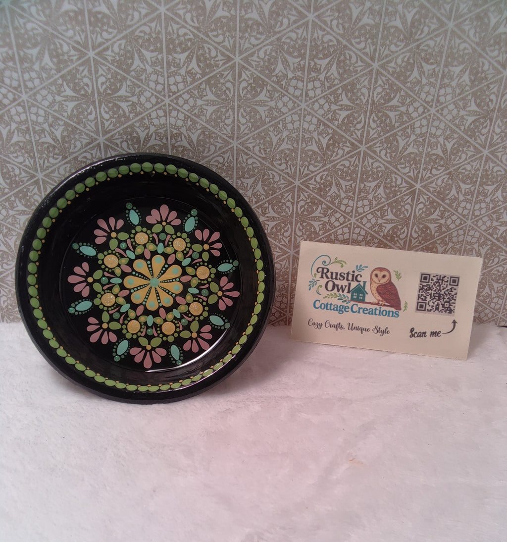 Hand painted Trinket Dish