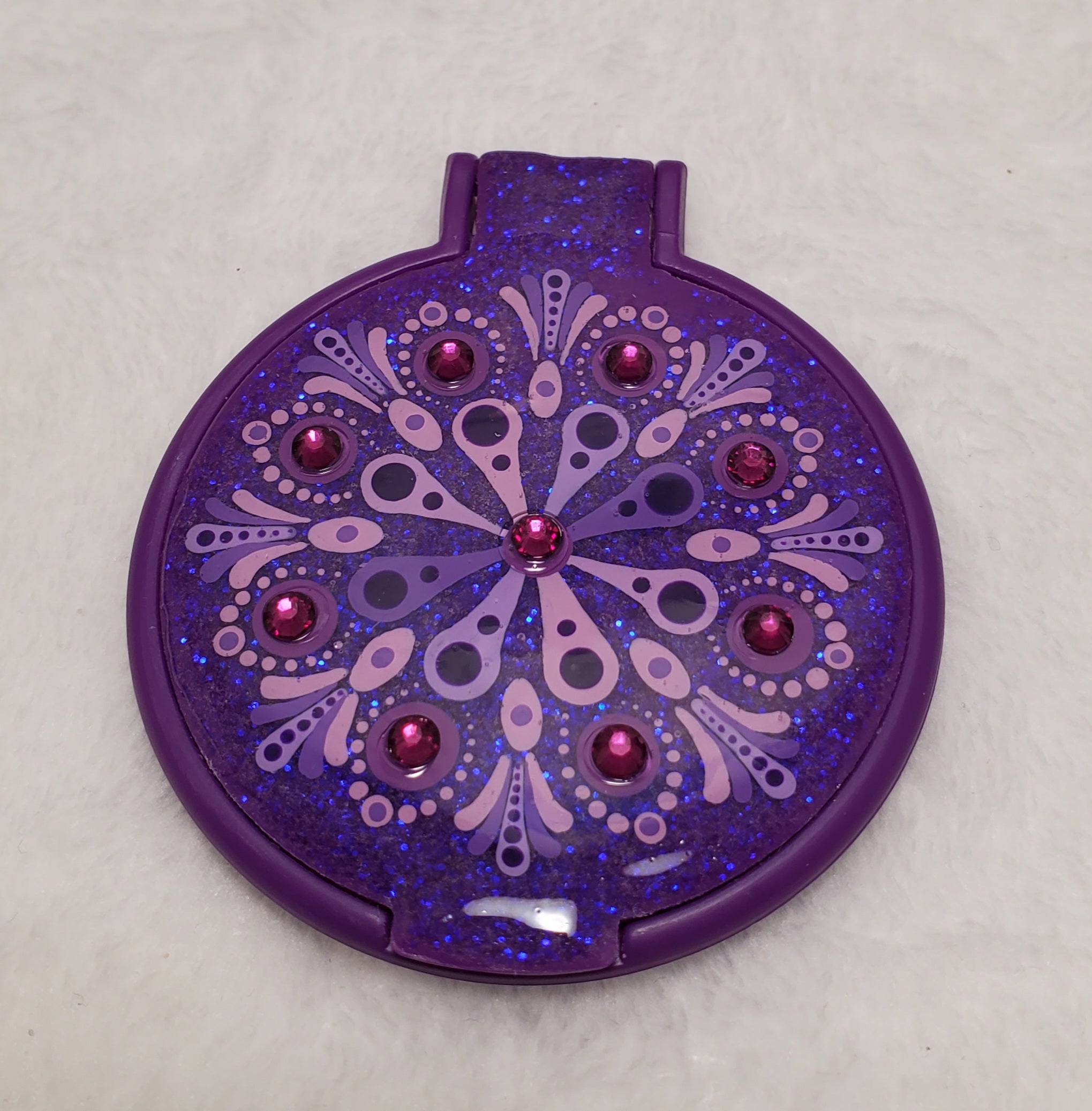 Hand Painted Compact Mirror