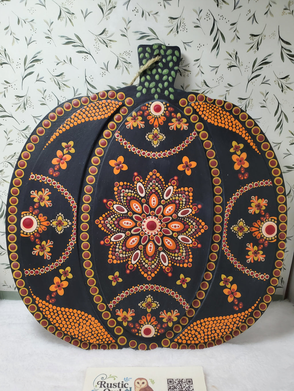 Hanging Pumpkin Wood Decor