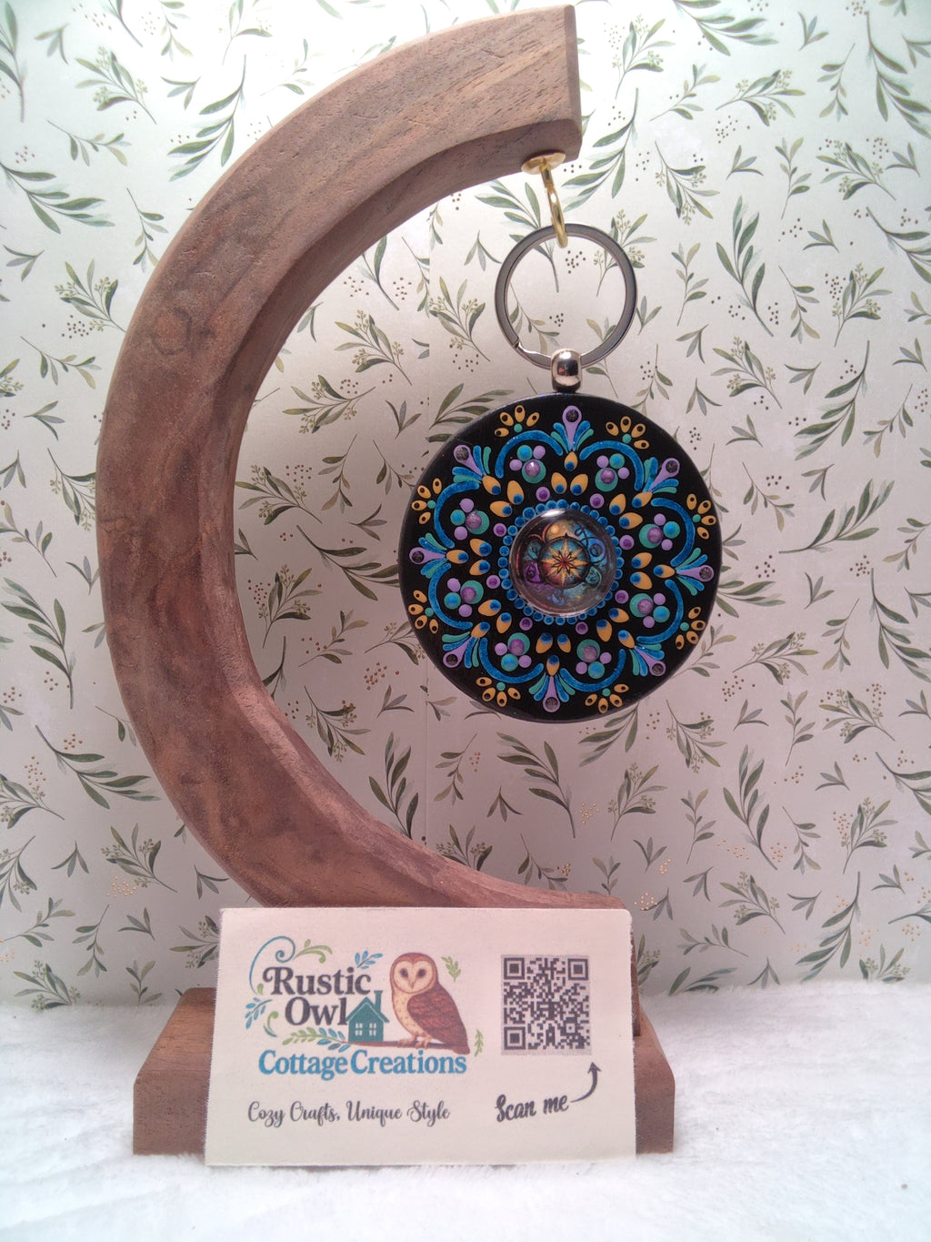 Hand painted Purse/Tote Pendant