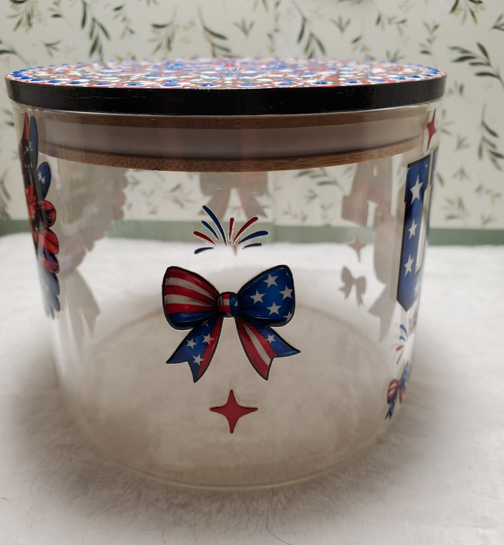 Americana Stash Jar
