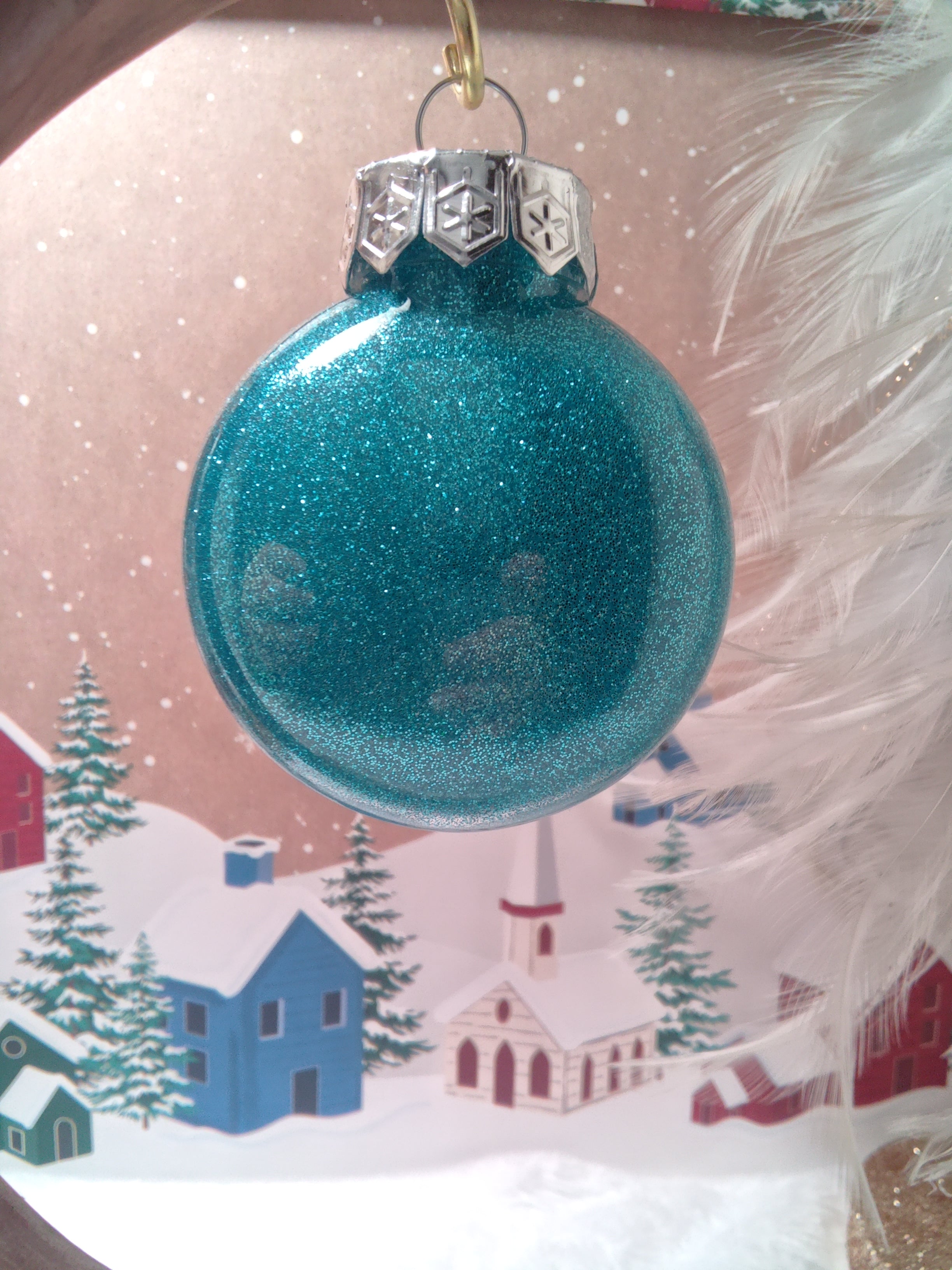 Hand painted Mandala Ornament