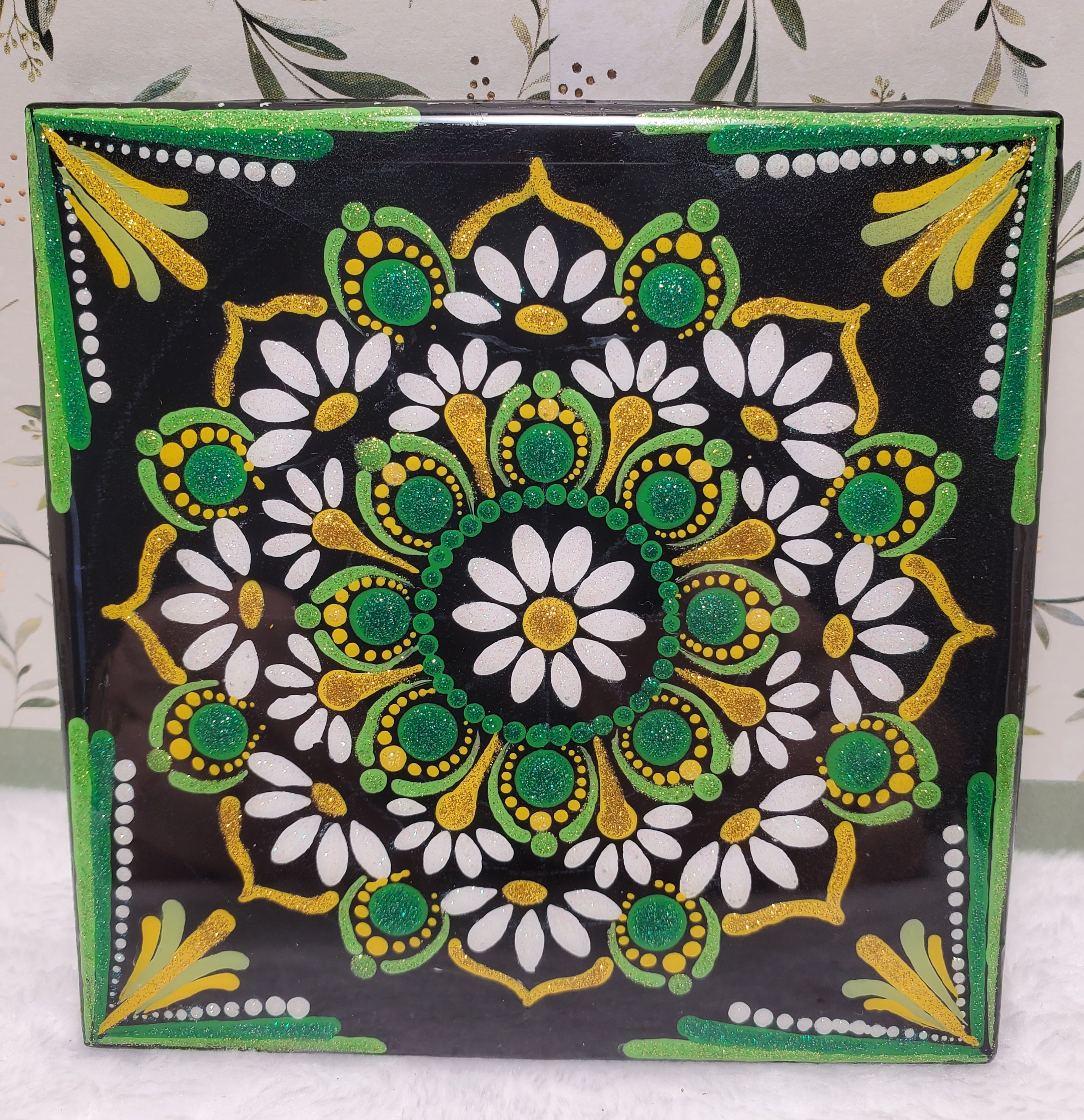 Hand Painted Ceramic Coaster