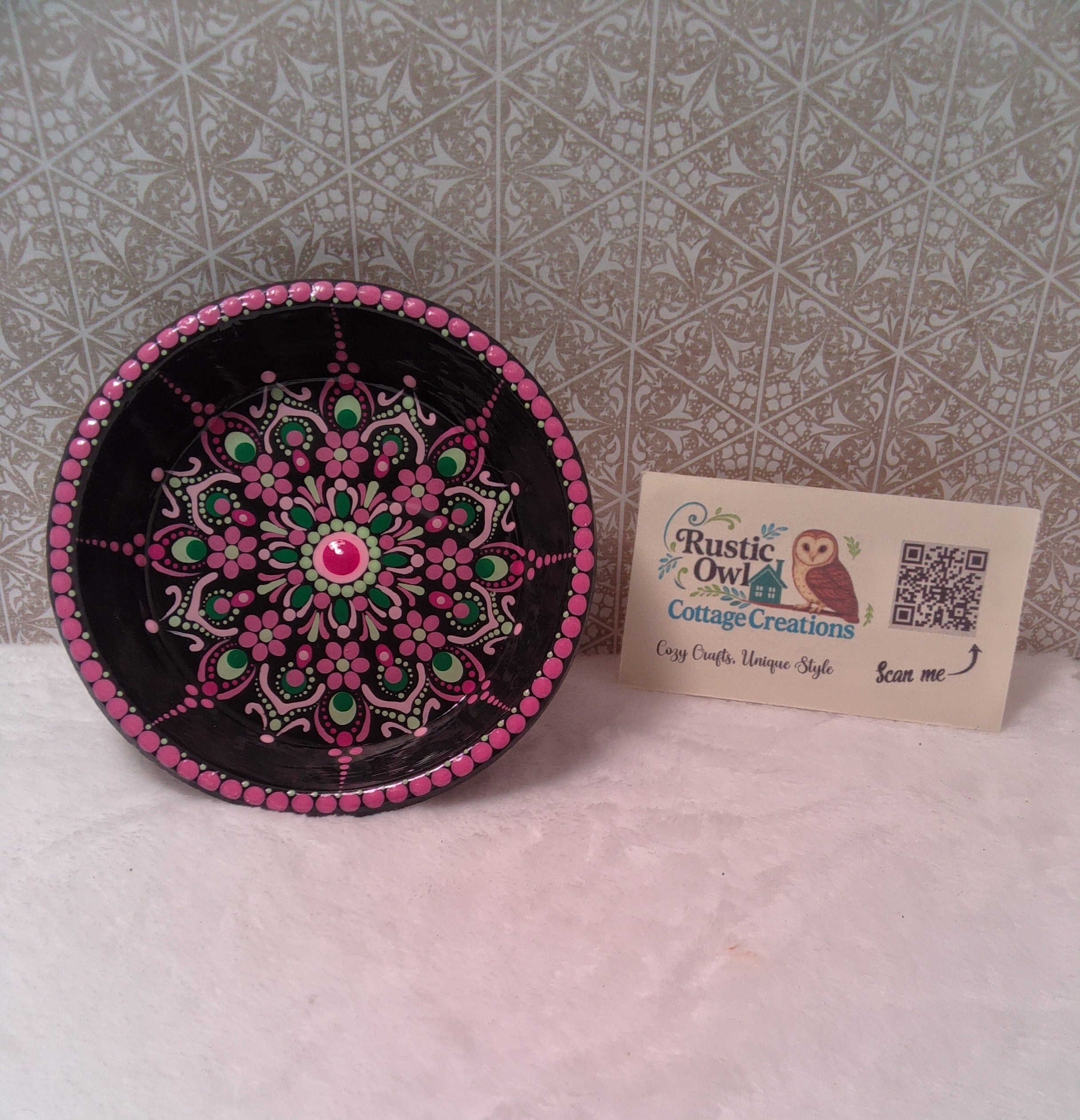 Hand Painted Trinket Dish