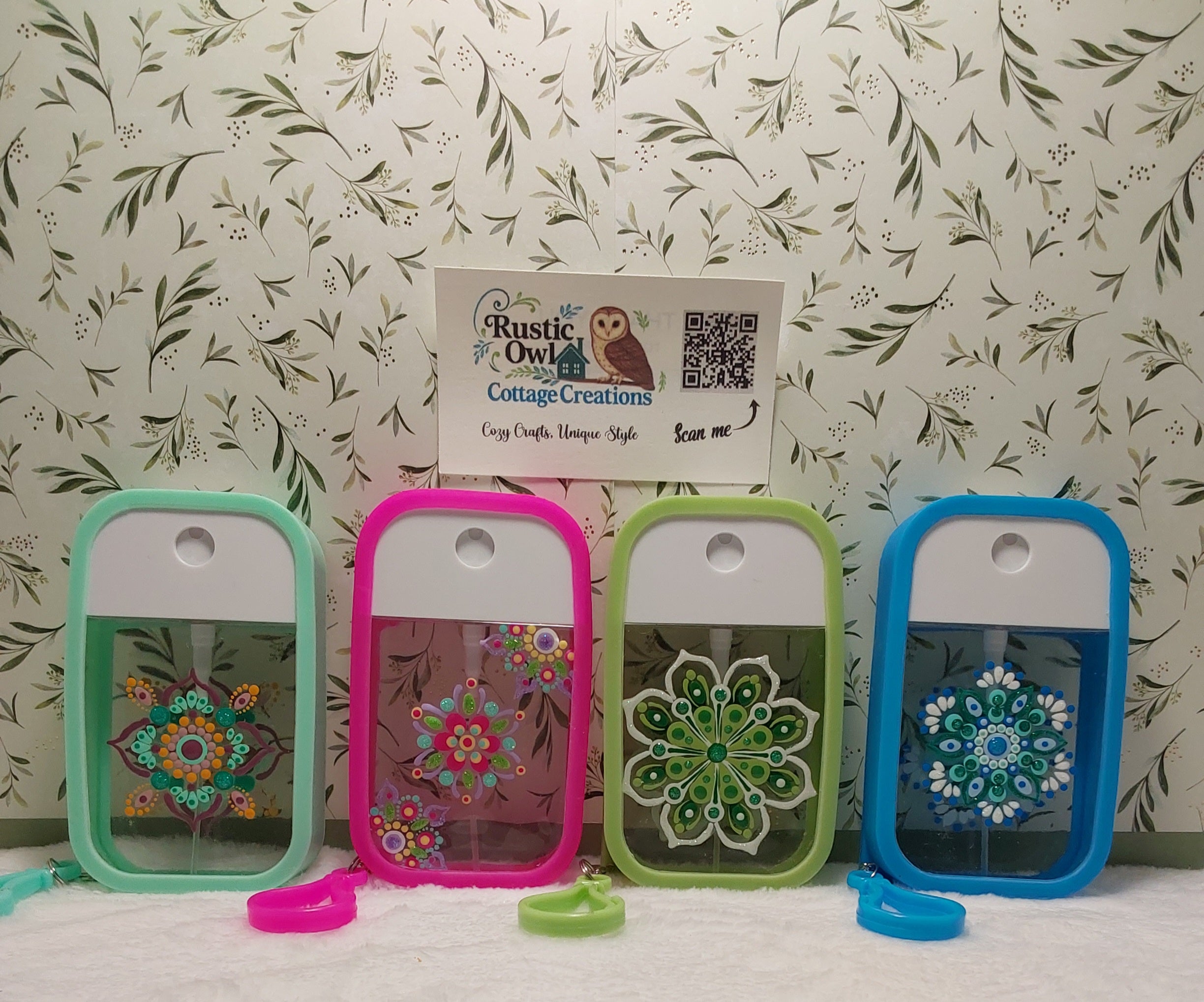 Hand Painted Spray Bottles