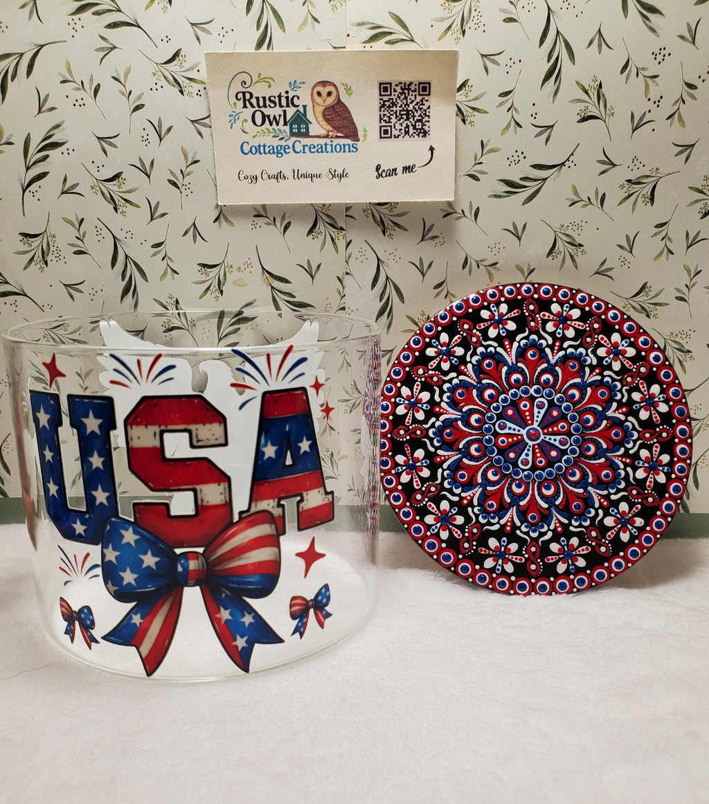 Americana Stash Jar