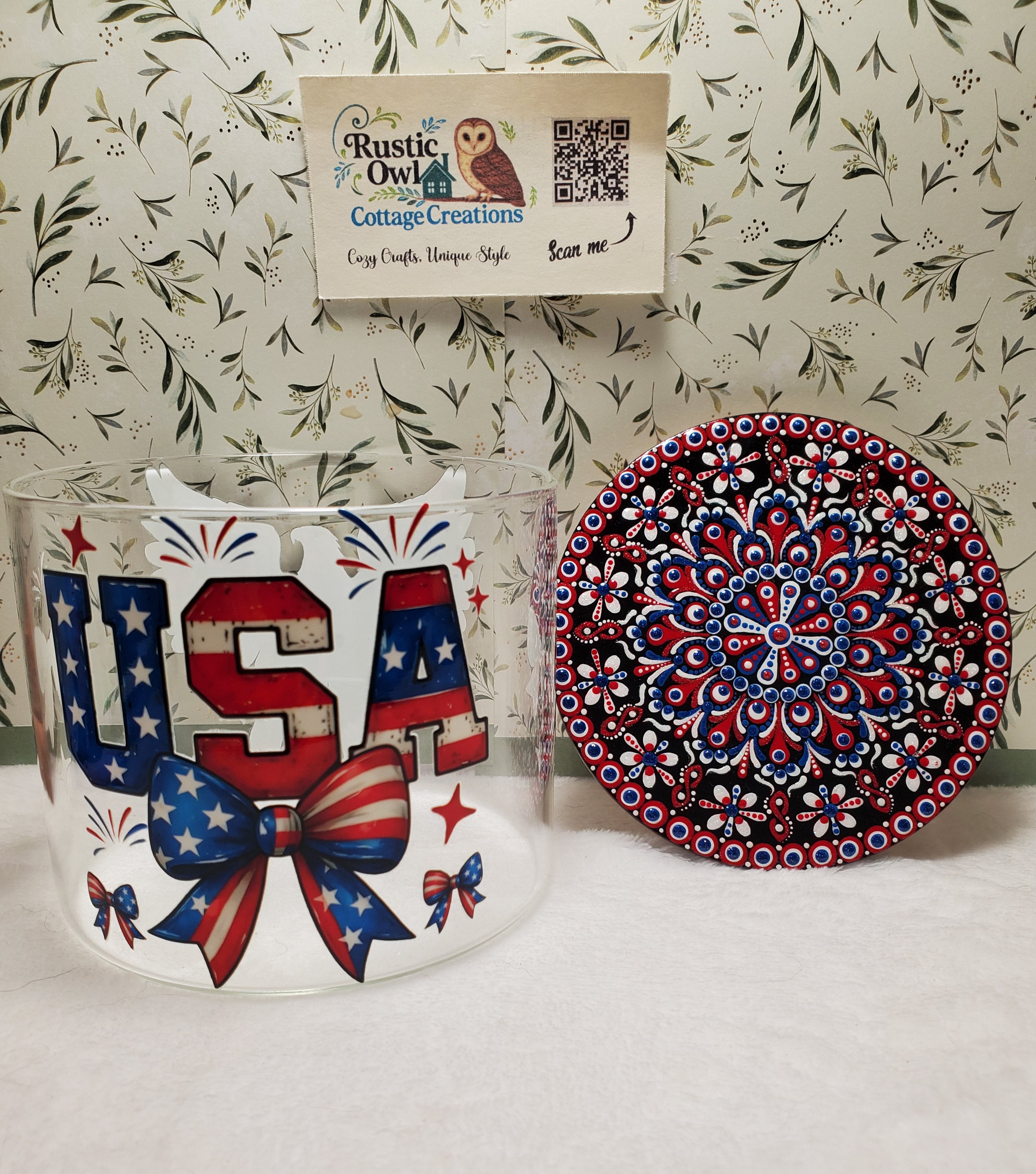 Americana Stash Jar