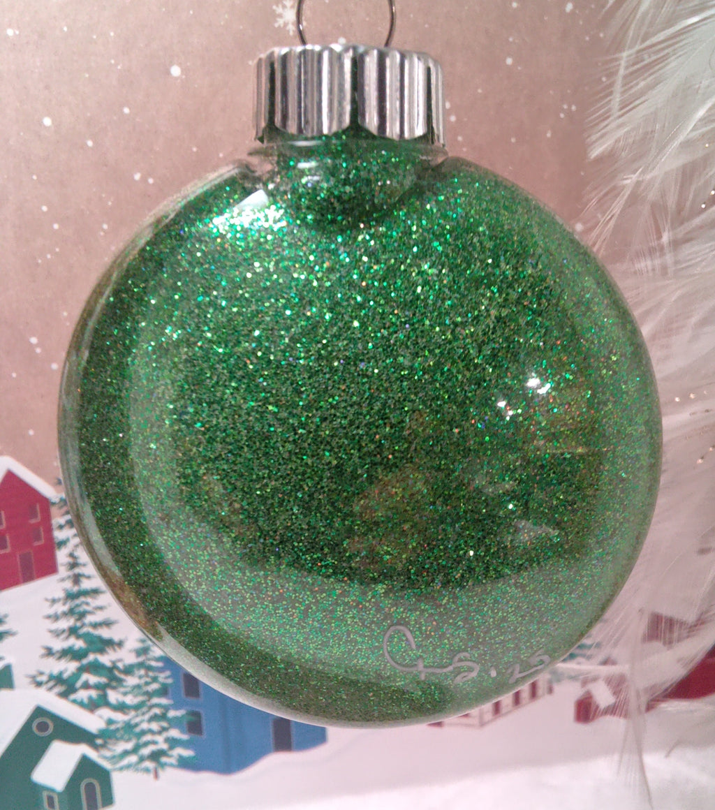 Glitter Mandala Ornament ~ 3"