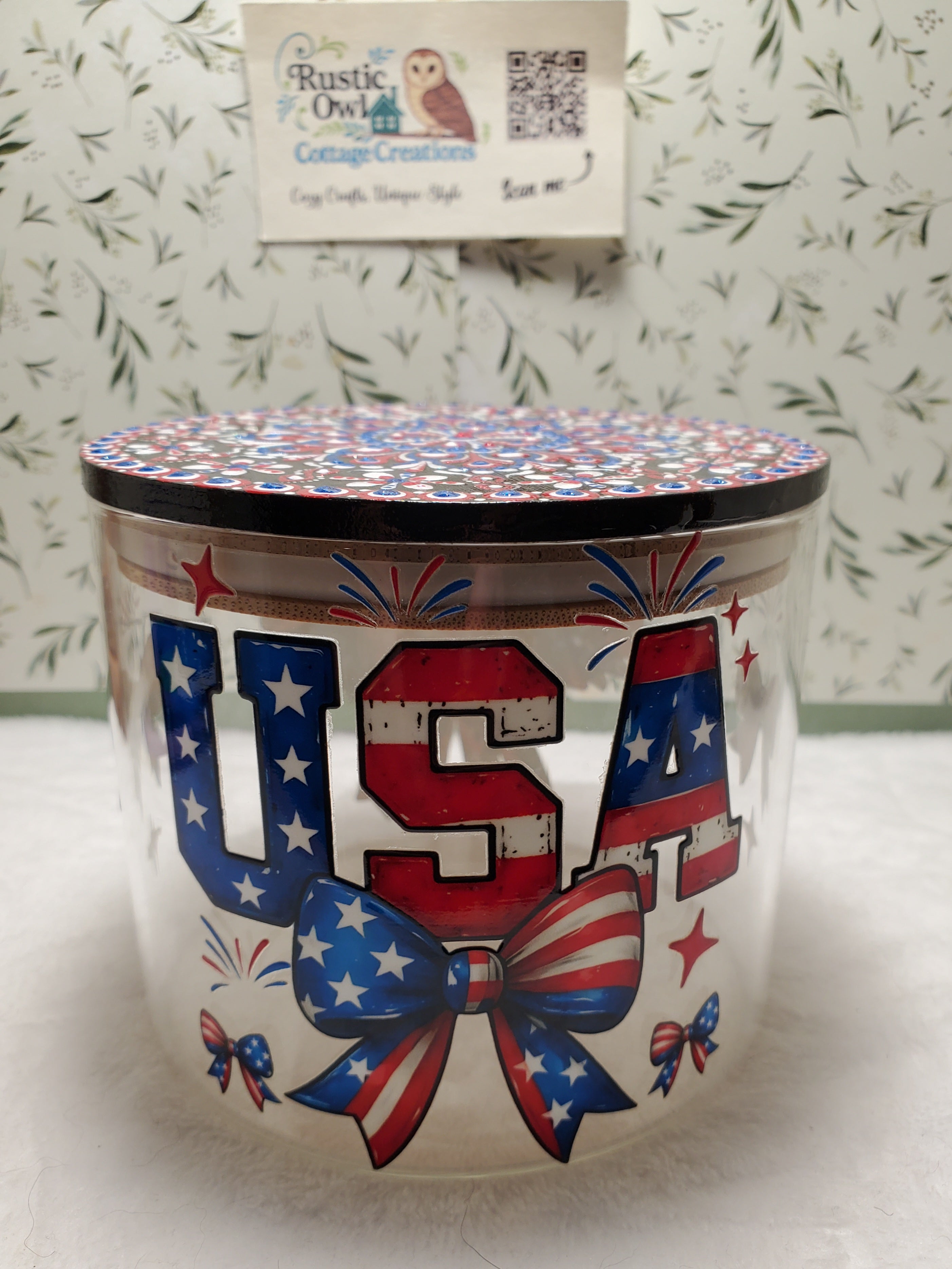 Americana Stash Jar